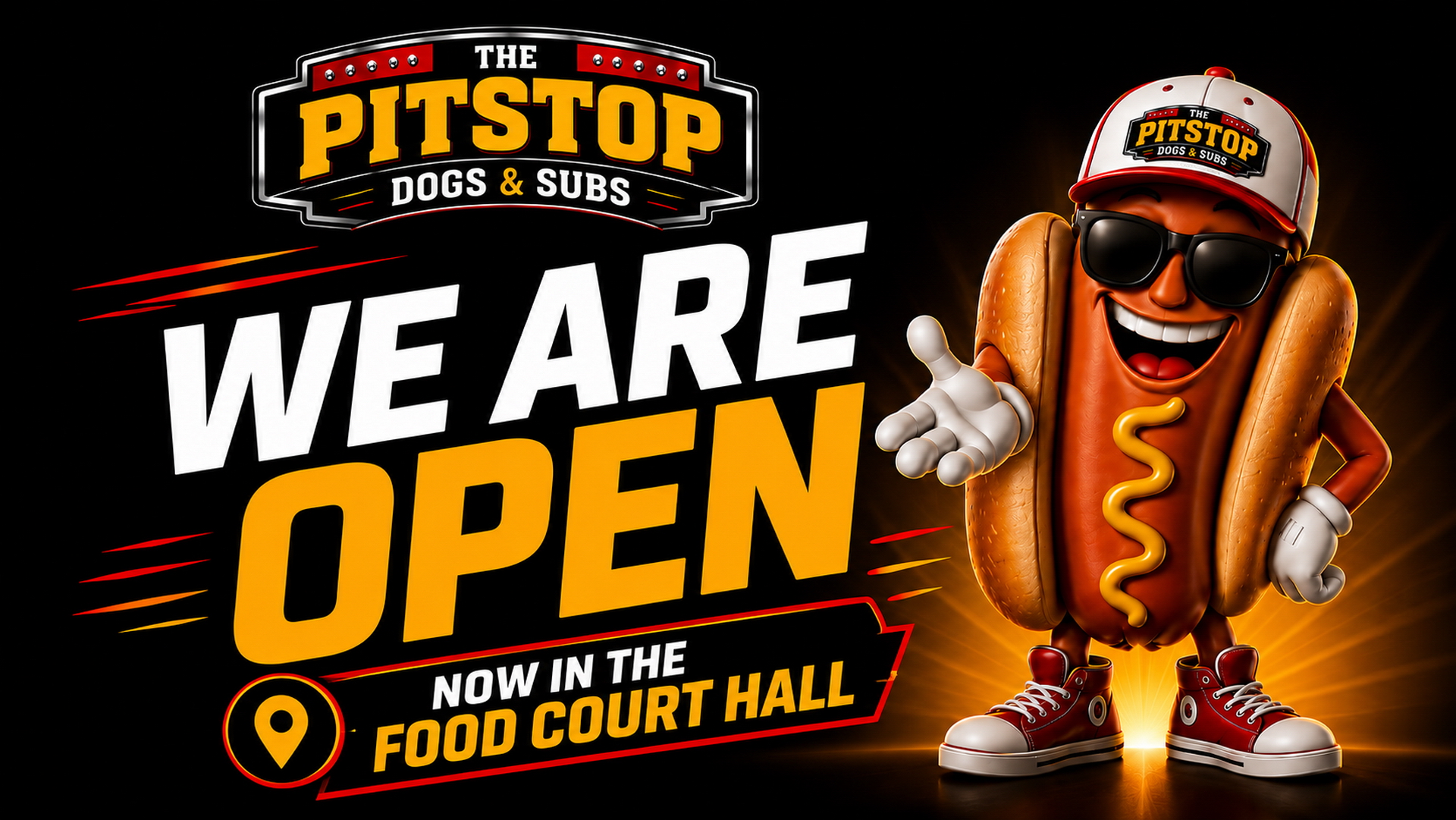 We are open food court
